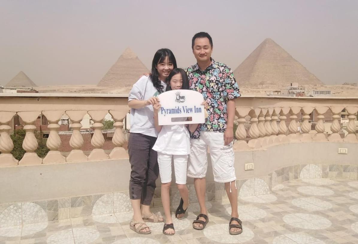 Queen Pyramids View Inn Kafret el-Gabal Exterior foto