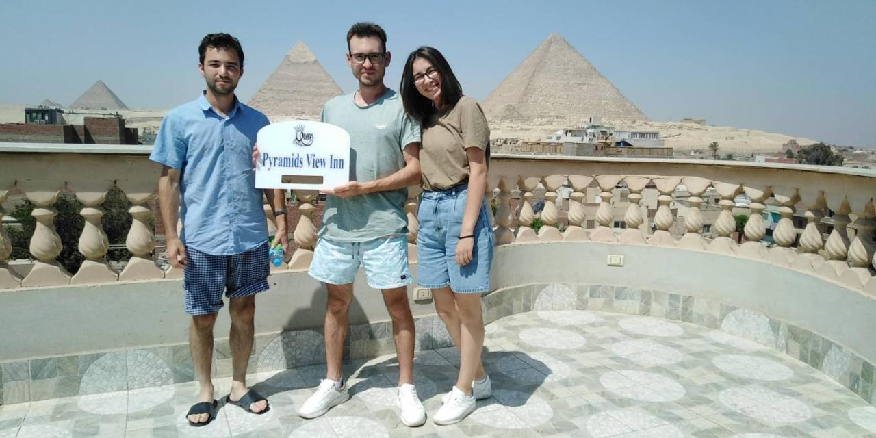 Queen Pyramids View Inn Kafret el-Gabal Exterior foto