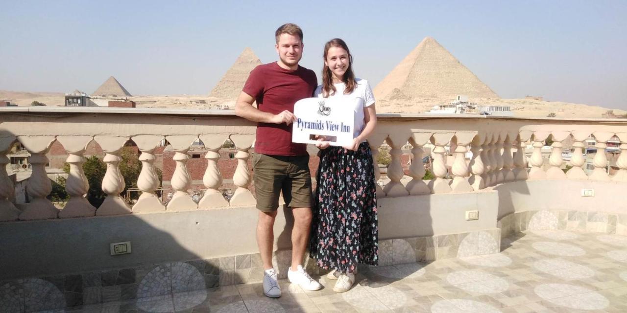 Queen Pyramids View Inn Kafret el-Gabal Exterior foto