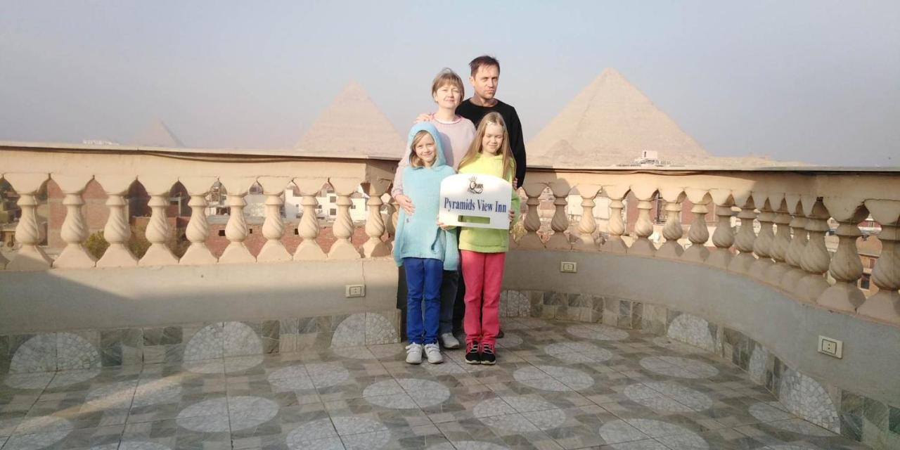 Queen Pyramids View Inn Kafret el-Gabal Exterior foto