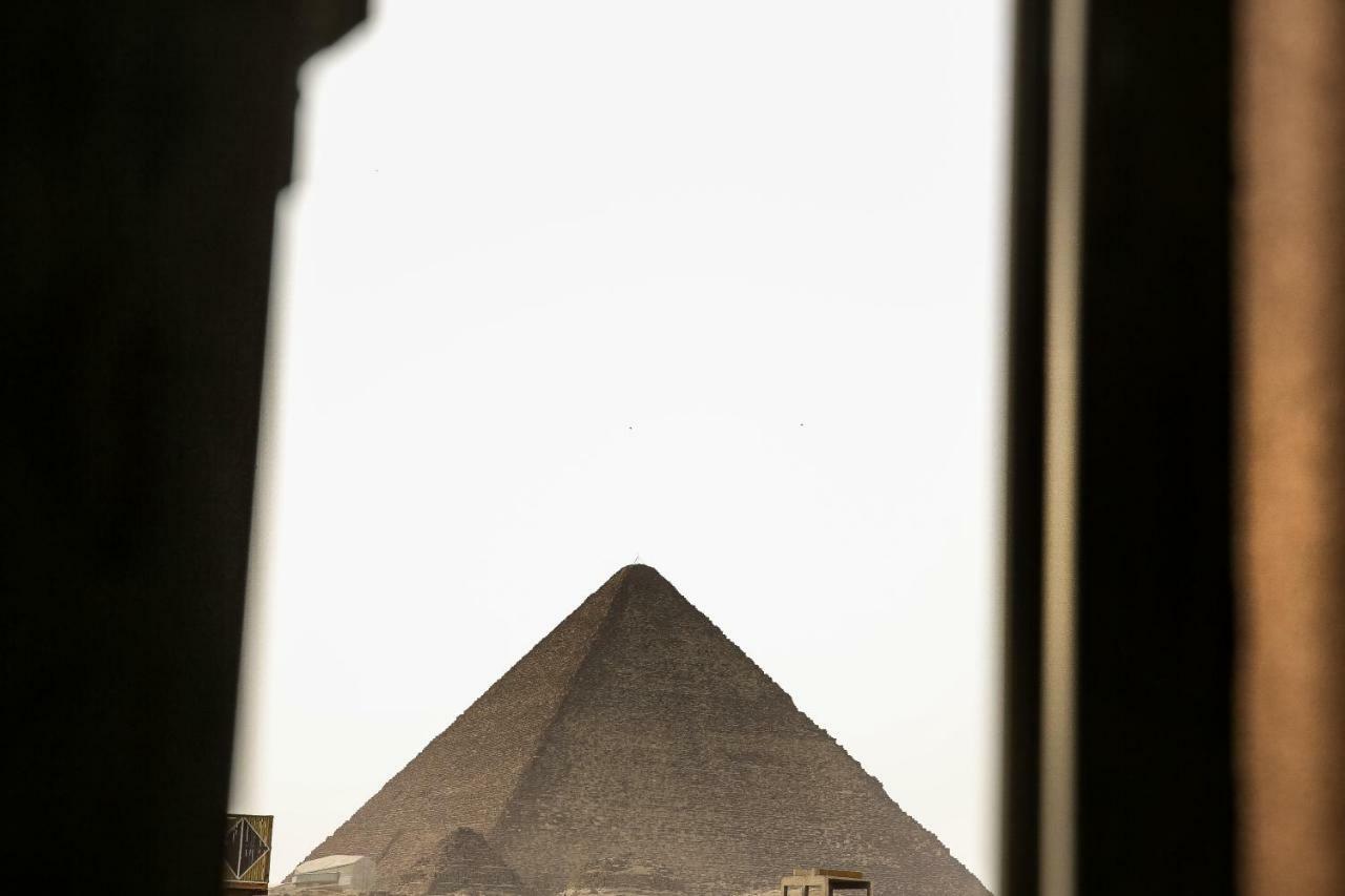 Queen Pyramids View Inn Kafret el-Gabal Exterior foto